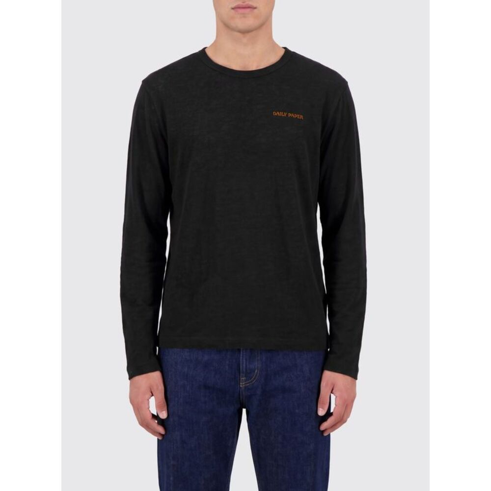 Daily Paper Men Daily Paper Long-Sleeved Cotton-Blend T-Shirt With Logo